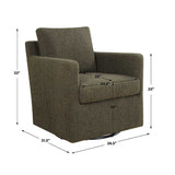 Modern European furniture - Upholstered Swivel/Glider Armchair - www.oroa.com