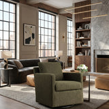 Modern European furniture - Upholstered Swivel/Glider Armchair - www.oroa.com