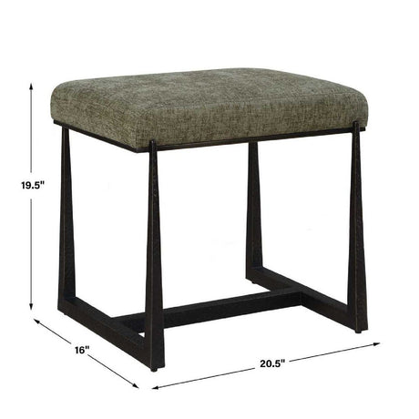 Modern European furniture - Iron Framed Bench S - www.oroa.com
