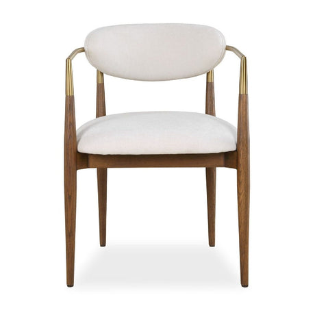 Modern European furniture - White Velvet Dining Chair - www.oroa.com