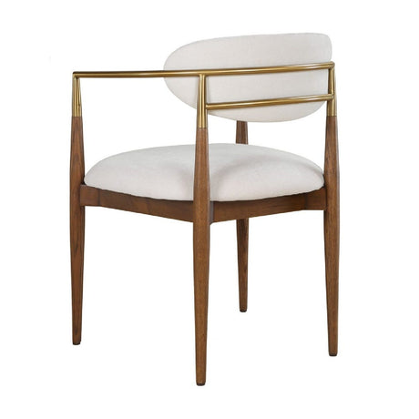 Modern European furniture - White Velvet Dining Chair - www.oroa.com