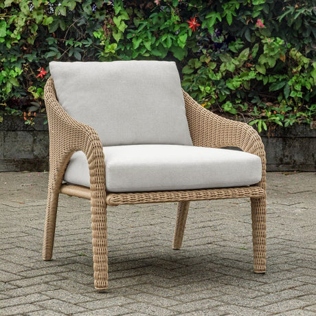 Natural Wicker Outdoor Lounge Chair by Uttermost Kavali, alternate view 13