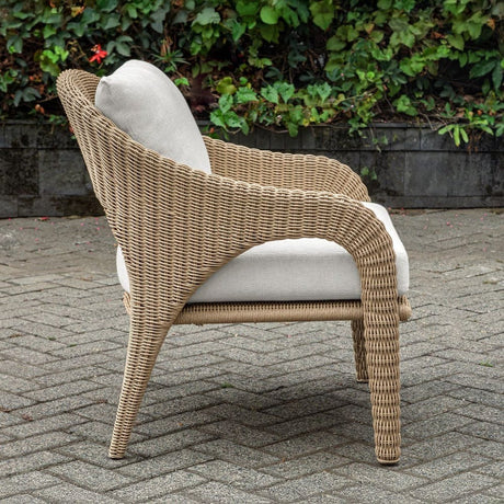 Natural Wicker Outdoor Lounge Chair by Uttermost Kavali, alternate view 14