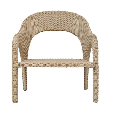 Natural Wicker Outdoor Lounge Chair by Uttermost Kavali, alternate view 8