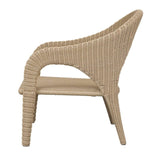 Natural Wicker Outdoor Lounge Chair by Uttermost Kavali, alternate view 7