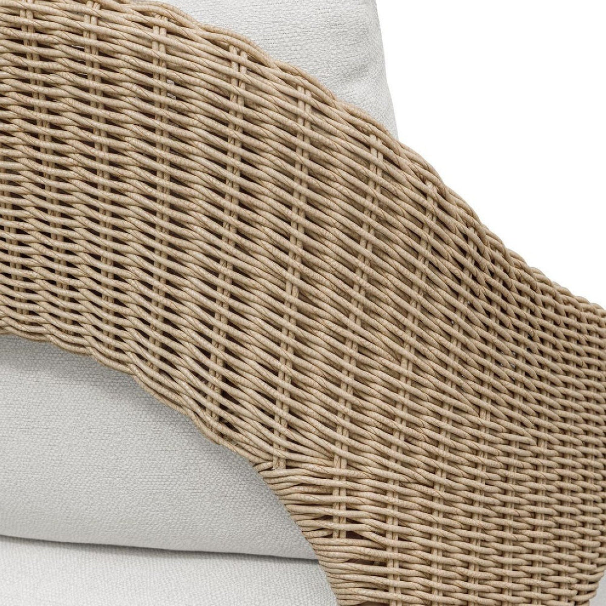 Natural Wicker Outdoor Lounge Chair by Uttermost Kavali, alternate view 10