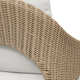 Natural Wicker Outdoor Lounge Chair by Uttermost Kavali, alternate view 10