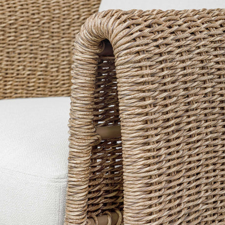 Woven Wicker Outdoor Lounge Chair | Uttermost Tropic