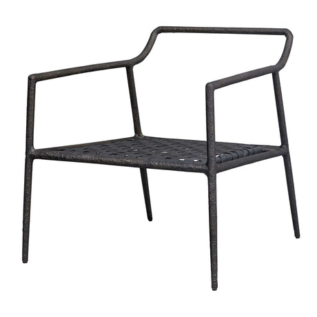 Modern European furniture - White Cushioned Outdoor Lounge Chair - www.oroa.com