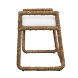 Banana Fiber Wrapped Bench by Uttermost Araiza, alternate view 4