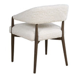 Cream Shearling Dining Chair by Uttermost Austell, alternate view 5