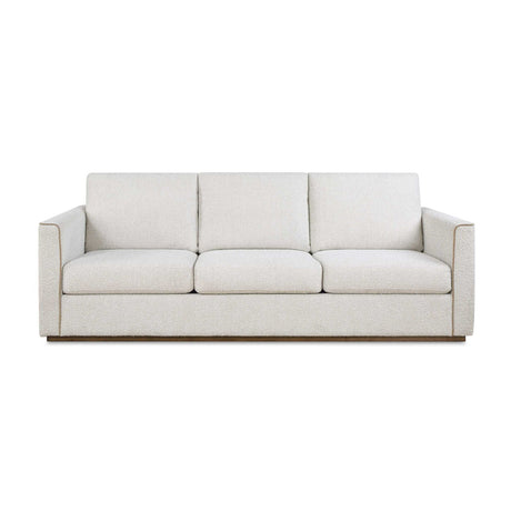 Cream Boucle Piped Sofa by Uttermost Lorien