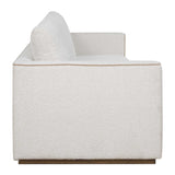Cream Boucle Piped Sofa by Uttermost Lorien, alternate view 4