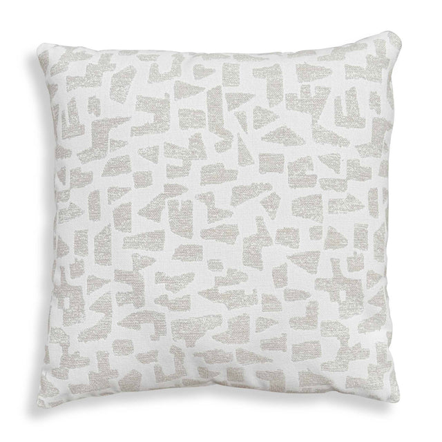 Modern European furniture - Cream Woven Outdoor Pillow - www.oroa.com