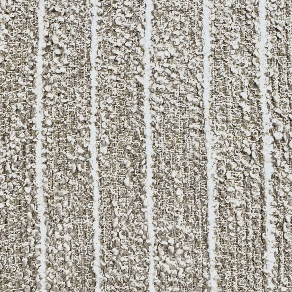 Modern European furniture - Cream Boucle Stripes Outdoor Pillow - www.oroa.com
