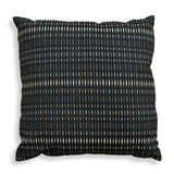 Modern European furniture - Dark-Toned Stripes Outdoor Pillow - www.oroa.com