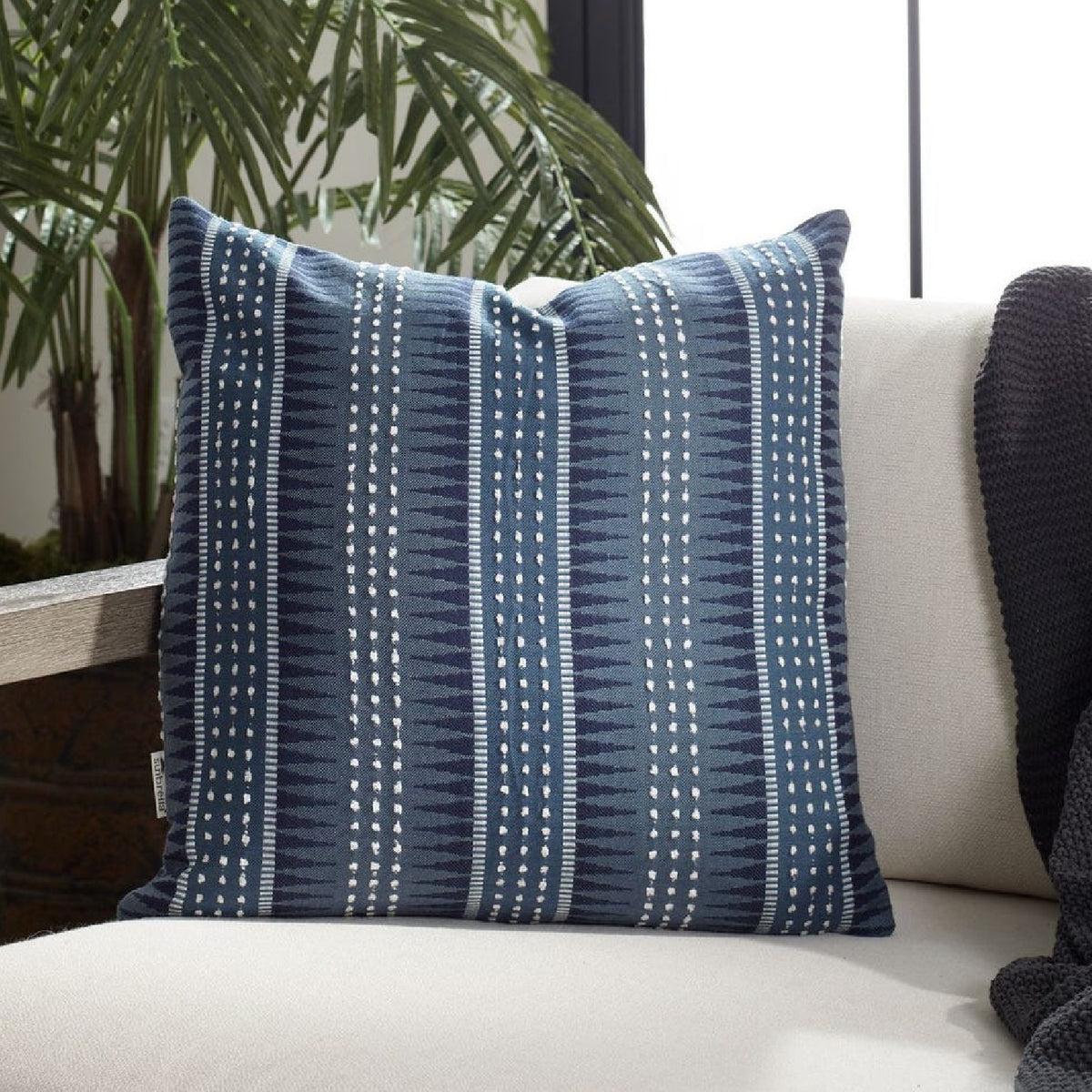 Patterned Outdoor Pillow | Uttermost Backgammon - www.oroa.com