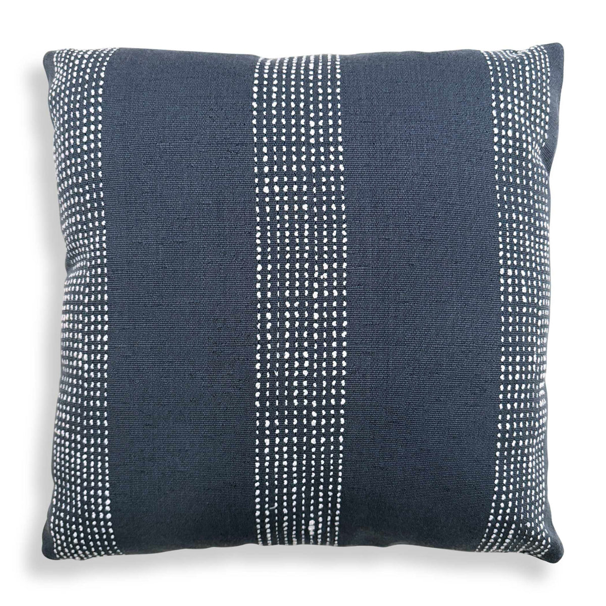 Modern European furniture - Blue Raised Stripes Outdoor Pillow - www.oroa.com