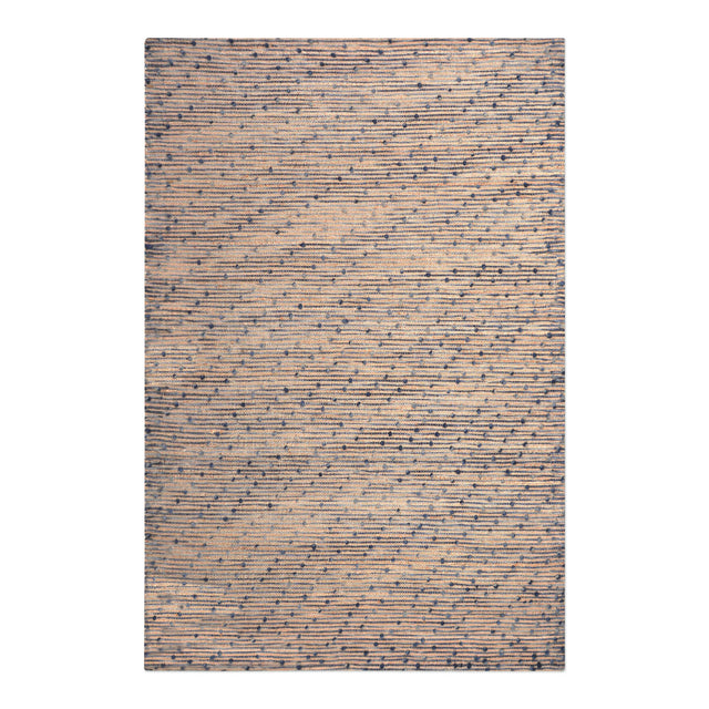 Modern European furniture - Blue Wool & Hemp Rug - www.oroa.com