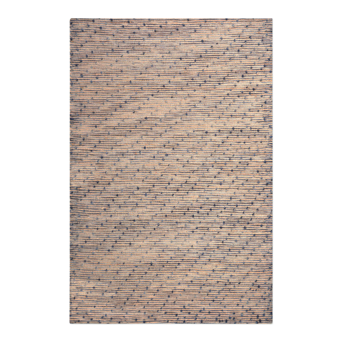 Modern European furniture - Blue Wool & Hemp Rug - www.oroa.com