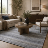 Modern European furniture - Wool & Denim Rug - www.oroa.com