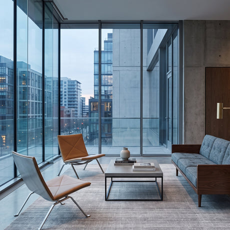 Modern European furniture - Woven Gray Wool Rug - www.oroa.com