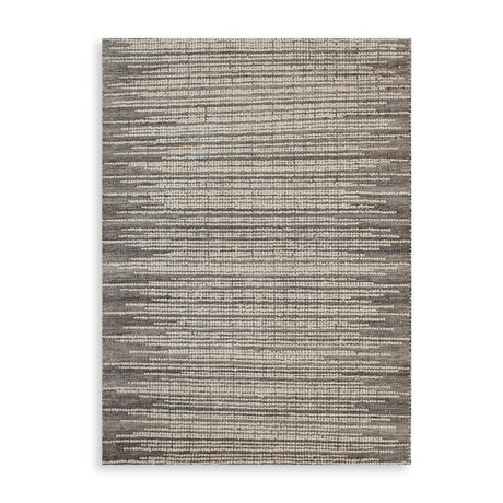 Modern European furniture - Handwoven Gray Wool Rug - www.oroa.com