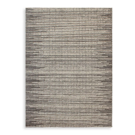Modern European furniture - Handwoven Gray Wool Rug - www.oroa.com