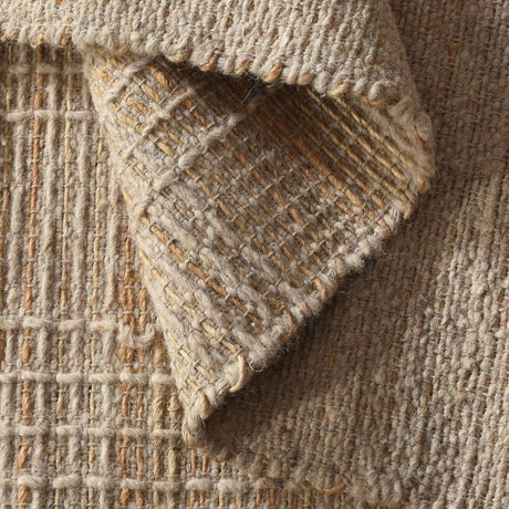 Modern European furniture - Beige Wool & Jute Rug - www.oroa.com