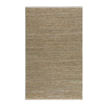 Beige Leather & Hemp Rug | Uttermost Tobais - www.oroa.com