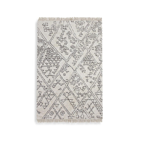 Cream Cotton Patterned Rug | Uttermost Campo -www.oroa.com