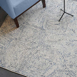 Hand-Tufted Wool & Denim Rug | Uttermost Maze