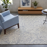 Hand-Tufted Wool & Denim Rug | Uttermost Maze