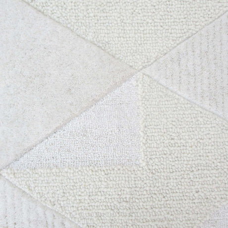 Modern European furniture - Geometric Pattern Tufted Rug 6' x 9' - www.oroa.com