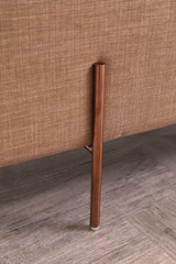 Brown Fabric Pocket Ottoman | OROA Modern Adler | Oroa.com