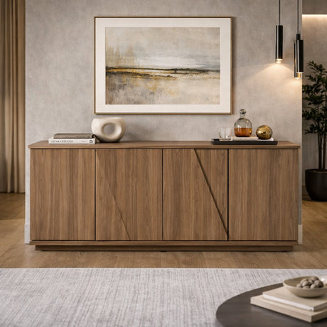 Walnut Caracalla 4-Door Sideboard | OROA Modern Victoria