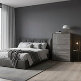5-Drawer Gray Elm Chest | OROA Modern Asus | Oroa.com