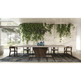 Pecan Elm Extendable Dining Table | OROA Modern Cairo