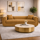 Orange Fabric Sofa | OROA Modern Tiene