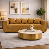 Orange Fabric Sofa | OROA Modern Tiene