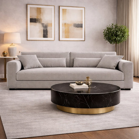 Gray Fabric Sofa | OROA Modern Loki