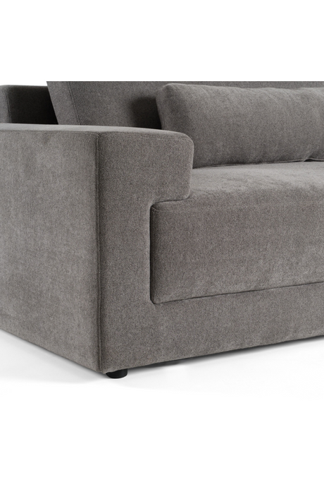 Gray Right-Facing Sectional Sofa | OROA Modern Loki | Oroa.com