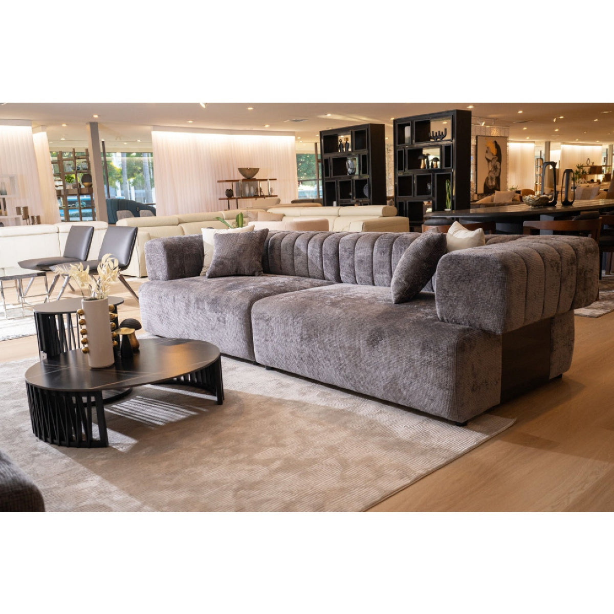 Square-Armed 2-Piece Sofa | OROA Modern Moreno
