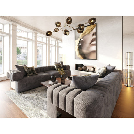 Square-Armed 2-Piece Sofa | OROA Modern Moreno