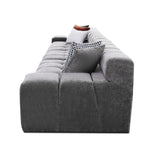 Gray Tufted Sofa | OROA Modern Rhonda