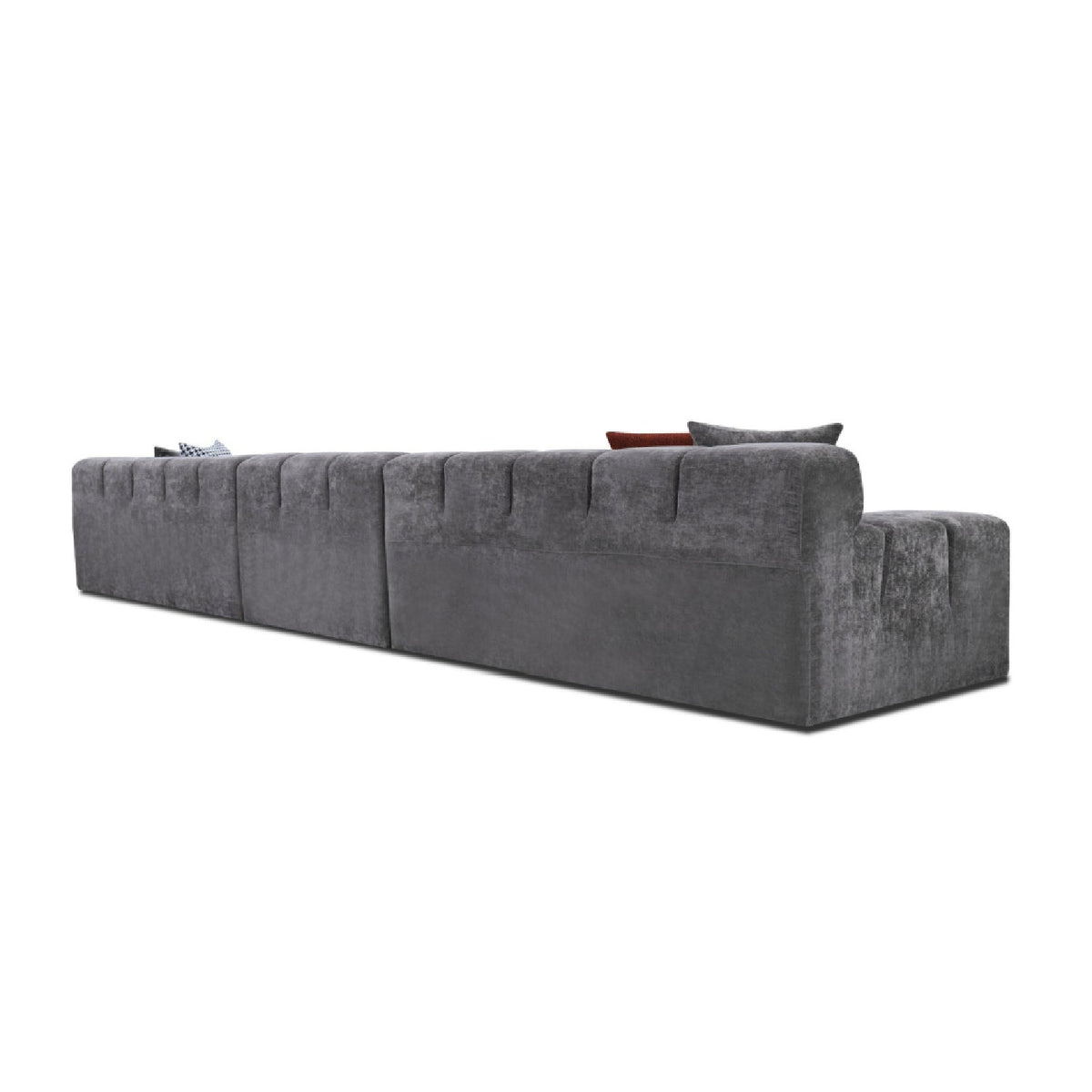 Gray Tufted Sofa | OROA Modern Rhonda