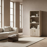 Travertine Vertical Bookcase | OROA Modern Roma