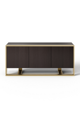 Wenge Veneer 3-Door Sideboard | OROA Modern Fauna | Oroa.com
