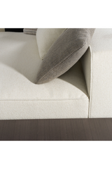 Ivory Sectional Sofa with Coffee Table | OROA Modern Siret | Oroa.com