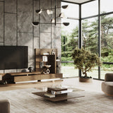 Glass & Wood Coffee Table | OROA Modern Clarion | Oroa.com